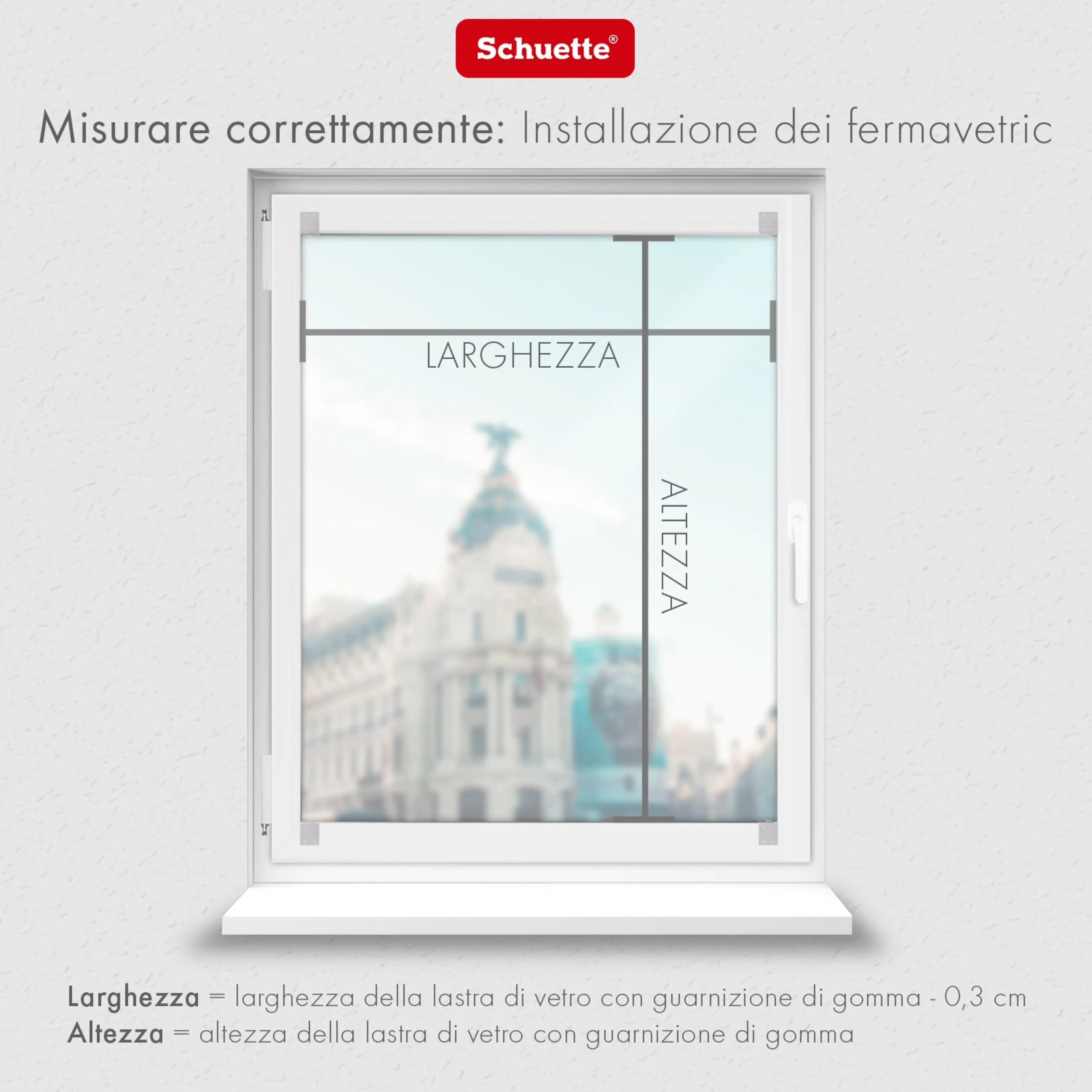 Schuette® Plissee ohne Bohren nach Maß • Suprafix Halterung “Zum Kleben” • Thermo Kollektion: Spring Cloud (Grau) • Profilfarbe: Weiß