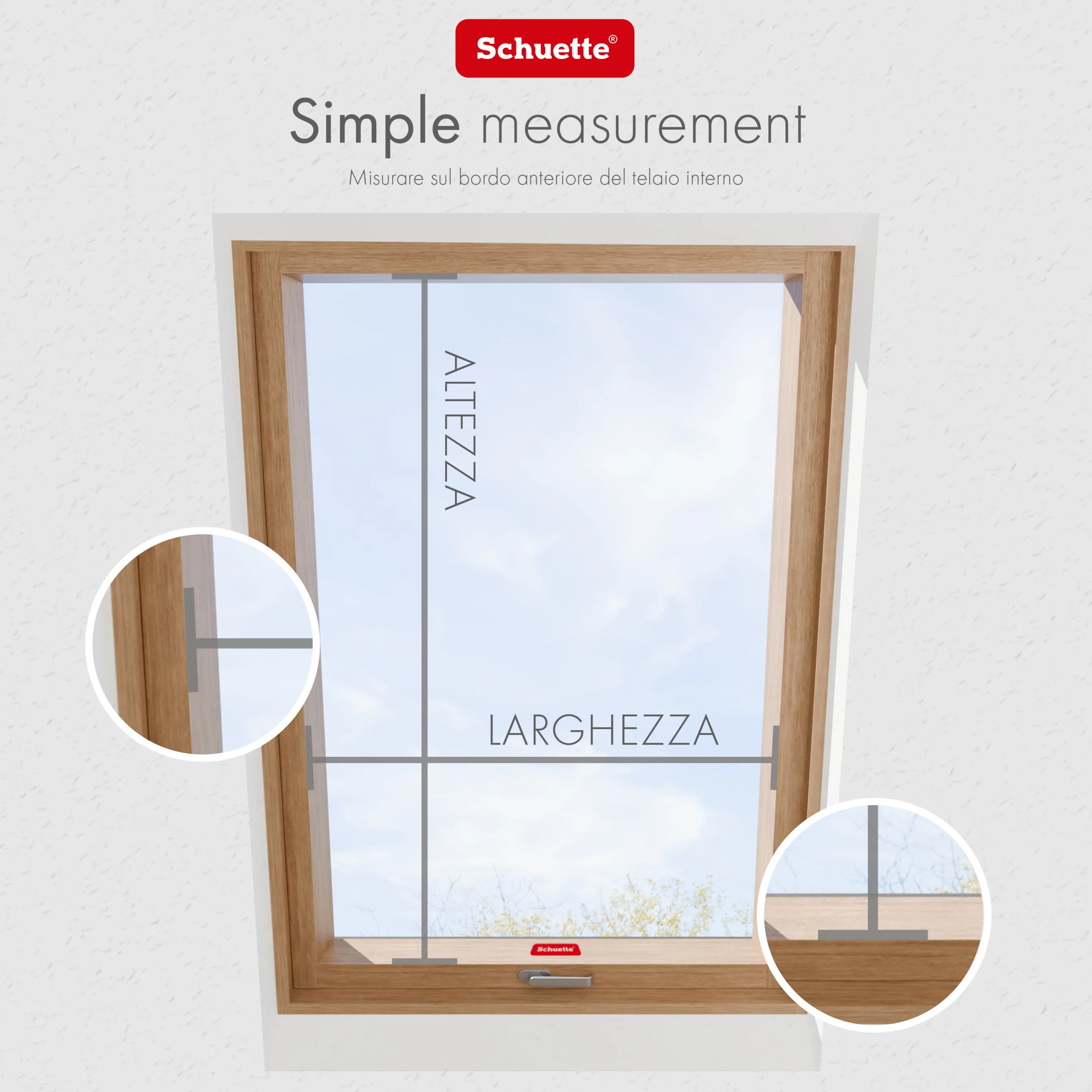Schuette® Dachfenster Plissee nach Maß • Dolomite Kollektion: Vanilla Sky (Beige) • Profilfarbe: Weiß