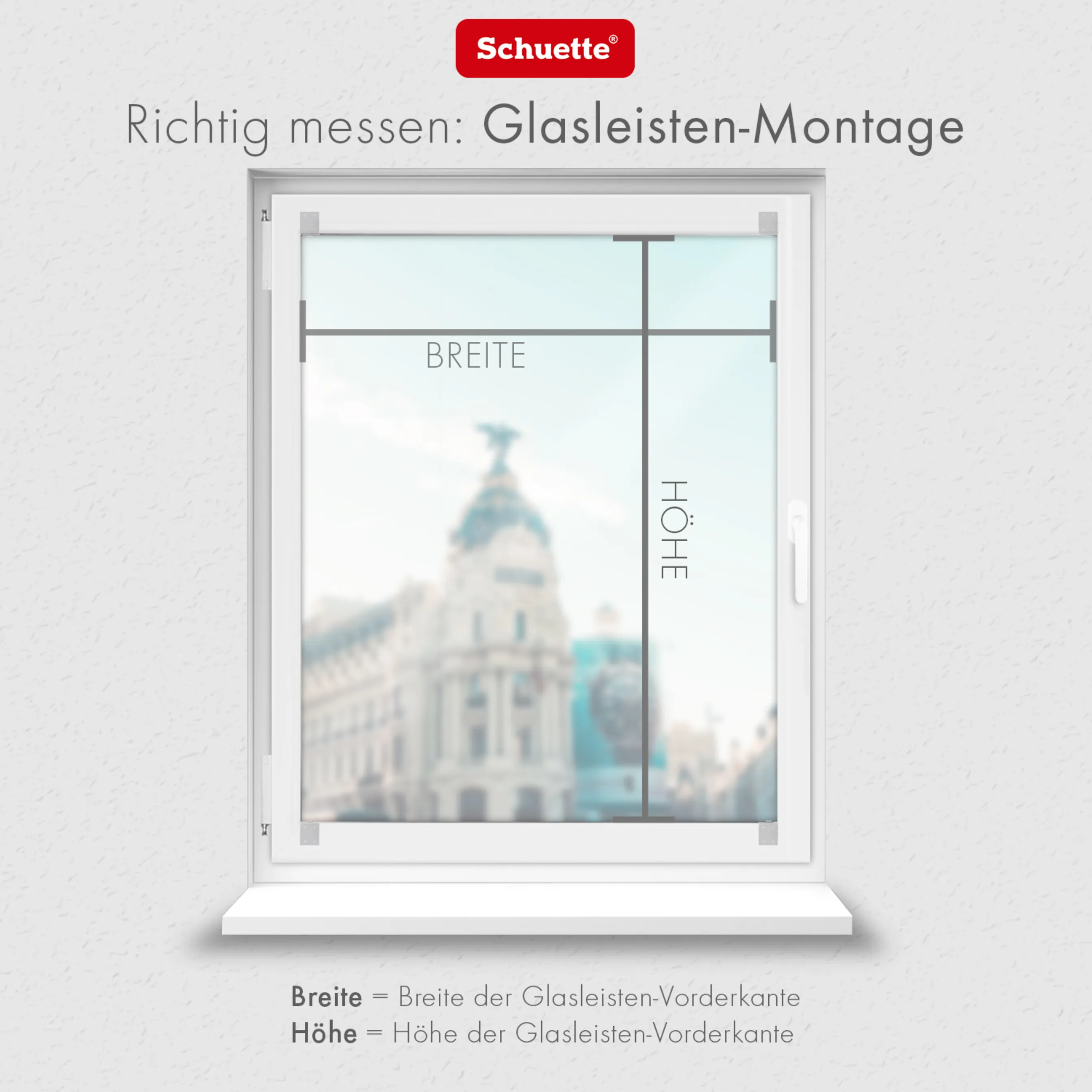 Schuette® Wabenplissee ohne Bohren nach Maß • Klebehalter & Schraubhalter 2in1 Set "Letsbond" Transparent • Thermo x Honey Kollektion: Coconut Kiss (Weiß) • Profilfarbe: Anthrazit