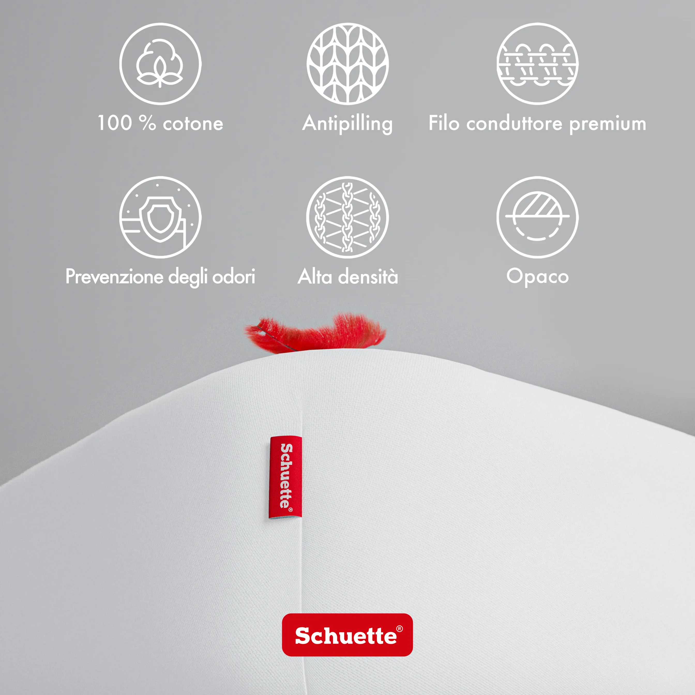 Schuette® Spannbettlaken • 200 x 220 • Wow! Kollektion: Fluff White (Weiß) • 100% Superfluff Baumwolle, Blickdicht, Faltenfrei • mit Rundumgummi • Matratzenhöhe bis 35 cm