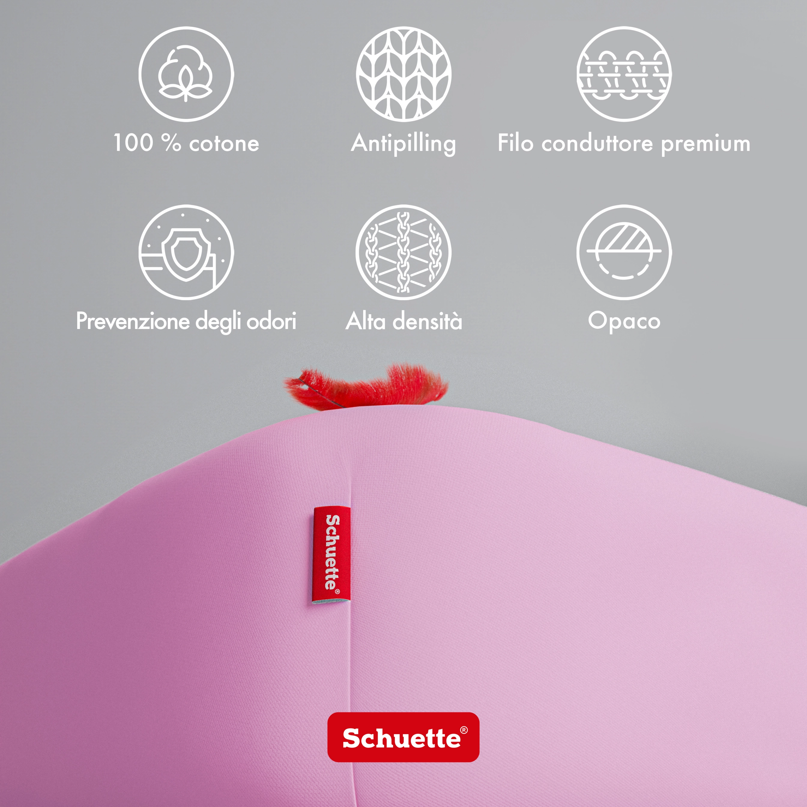 Schuette® Spannbettlaken • 140 x 200 • Wow! Kollektion: Let me Pink! (Rosa) • 100% Superfluff Baumwolle, Blickdicht, Faltenfrei • mit Rundumgummi • Matratzenhöhe bis 25 cm