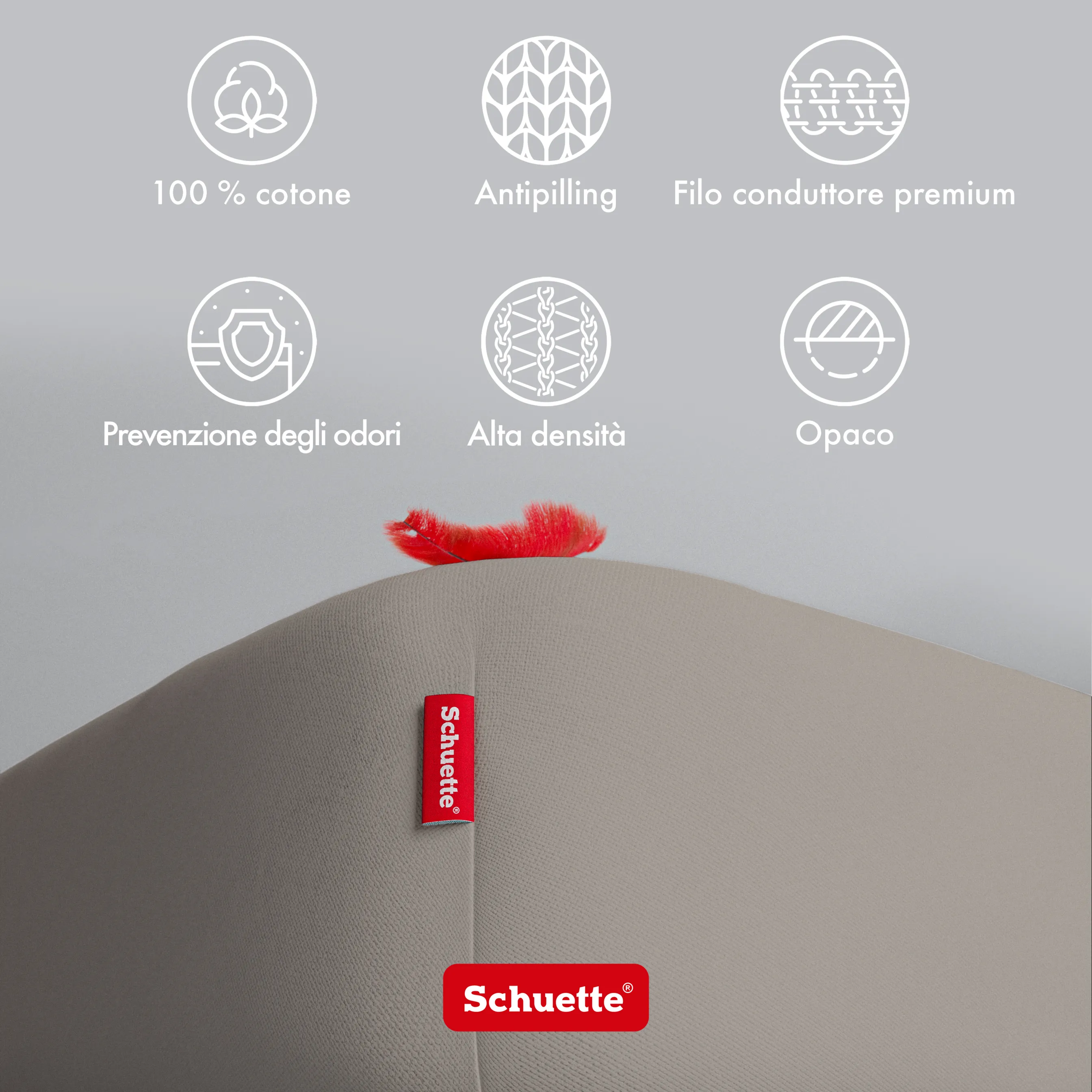 Schuette® Spannbettlaken • 200 x 200 • Wow! Kollektion: Mocha Mia! (Cappuccino) • 100% Superfluff Baumwolle, Blickdicht, Faltenfrei • mit Rundumgummi • Matratzenhöhe bis 40 cm
