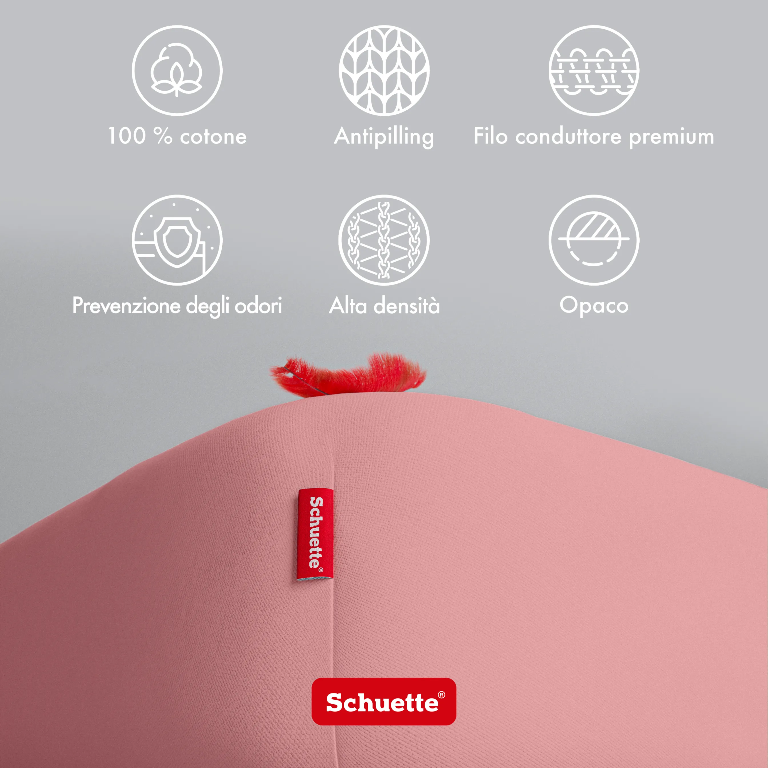 Schuette® Spannbettlaken • 200 x 200 • Wow! Kollektion: Pink Fiction (Altrosa) • 100% Superfluff Baumwolle, Blickdicht, Faltenfrei • mit Rundumgummi • Matratzenhöhe bis 25 cm