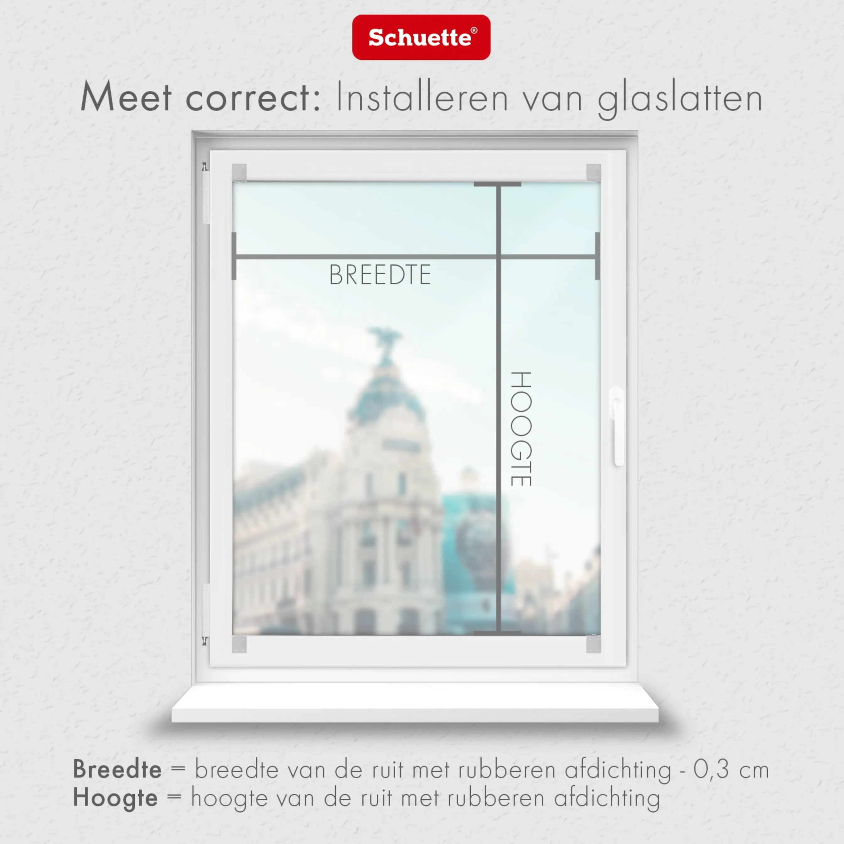 Schuette® Plissee ohne Bohren nach Maß • Suprafix Halterung “Zum Kleben” • Thermo Kollektion: White Day (Weiß) • Profilfarbe: Walnuss