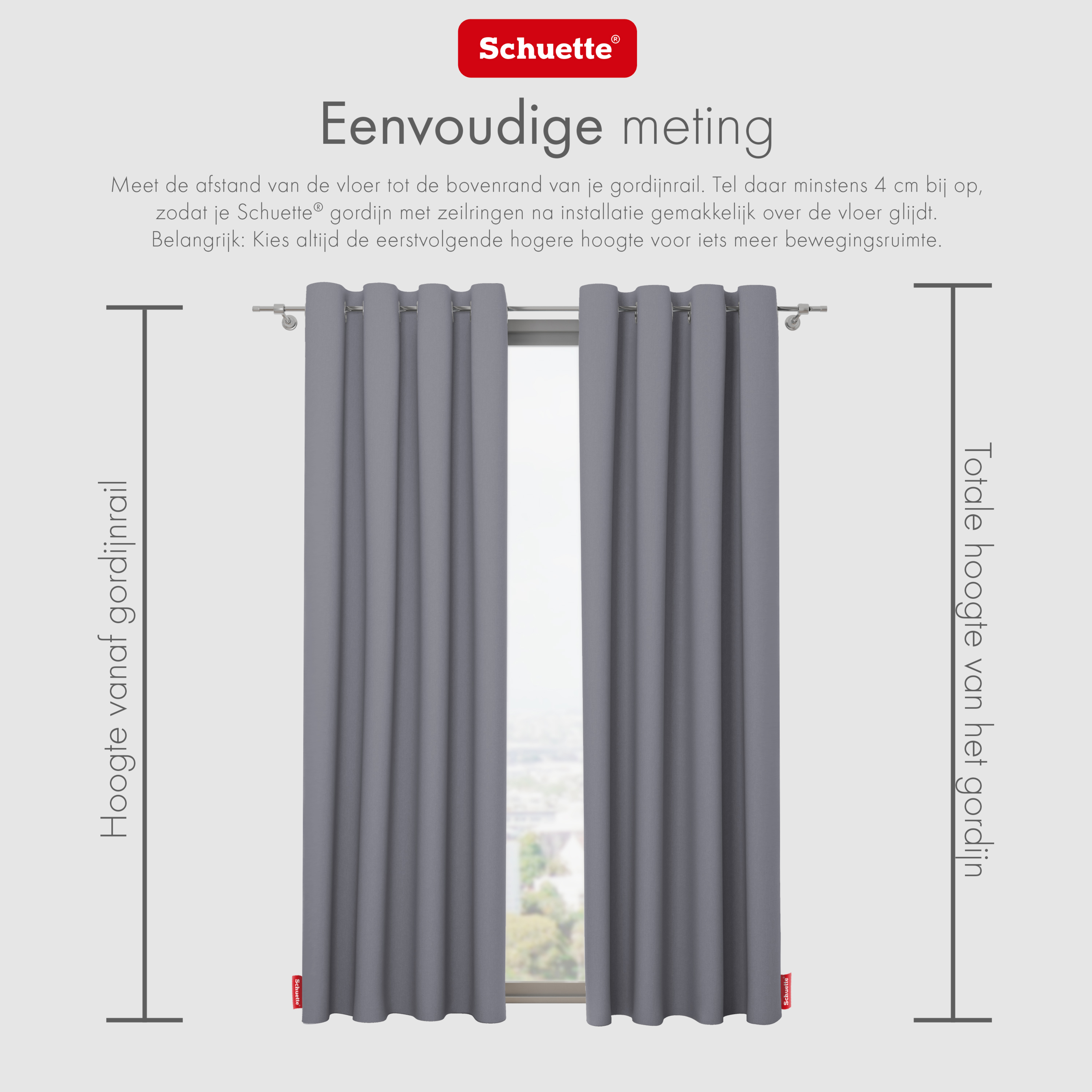 Schuette® Verdunkelungs-Vorhang Gardine mit Ösen nach Maß ● Century Black Kollektion: Misty Harbor (Grau) ● 1 Stück ● Knitterfrei Pflegeleicht Thermo Blickdicht & stark Abdunkelnd