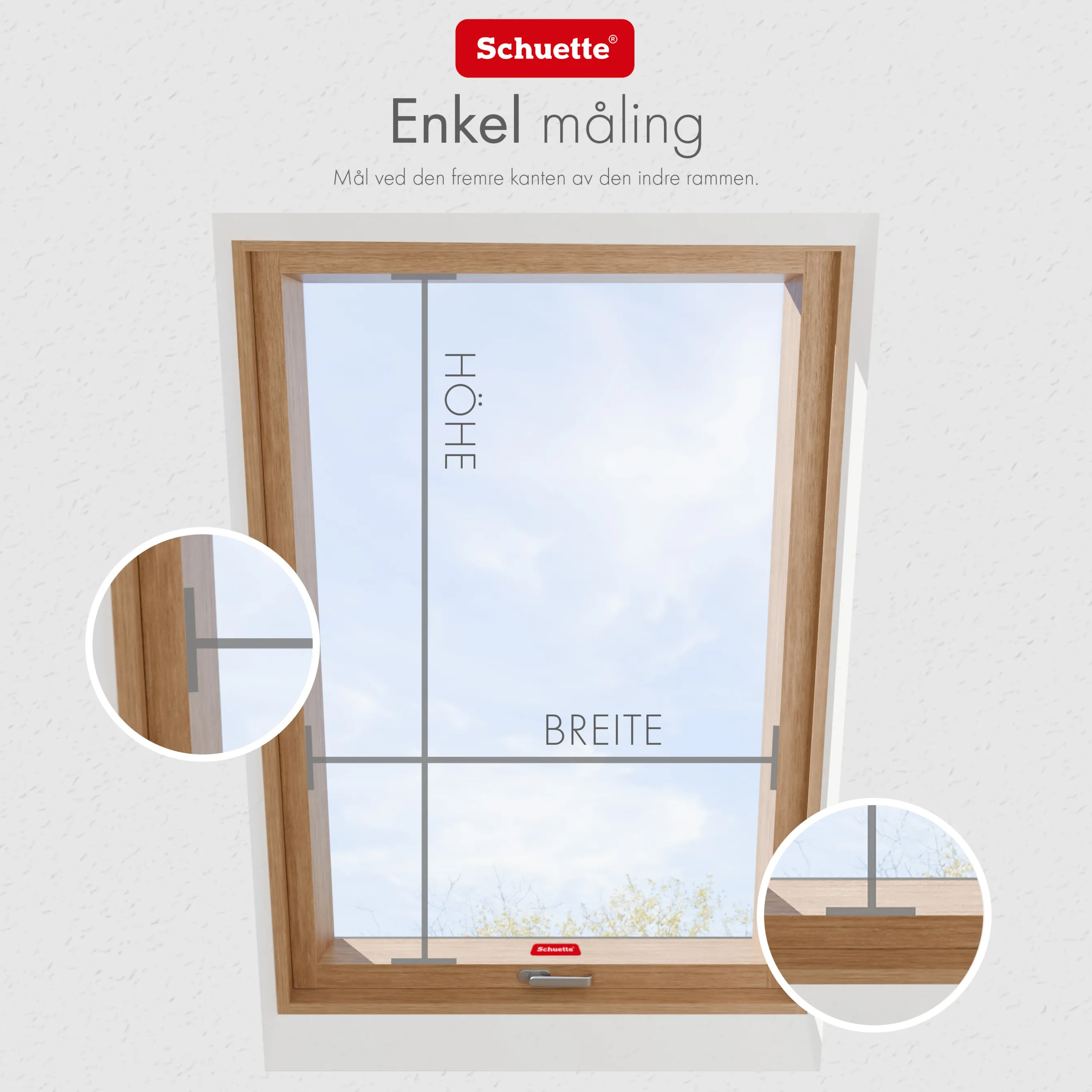Schuette® Dachfenster Plissee nach Maß • Thermo Kollektion: Mocha Dream (Hellbraun) • Profilfarbe: Braun