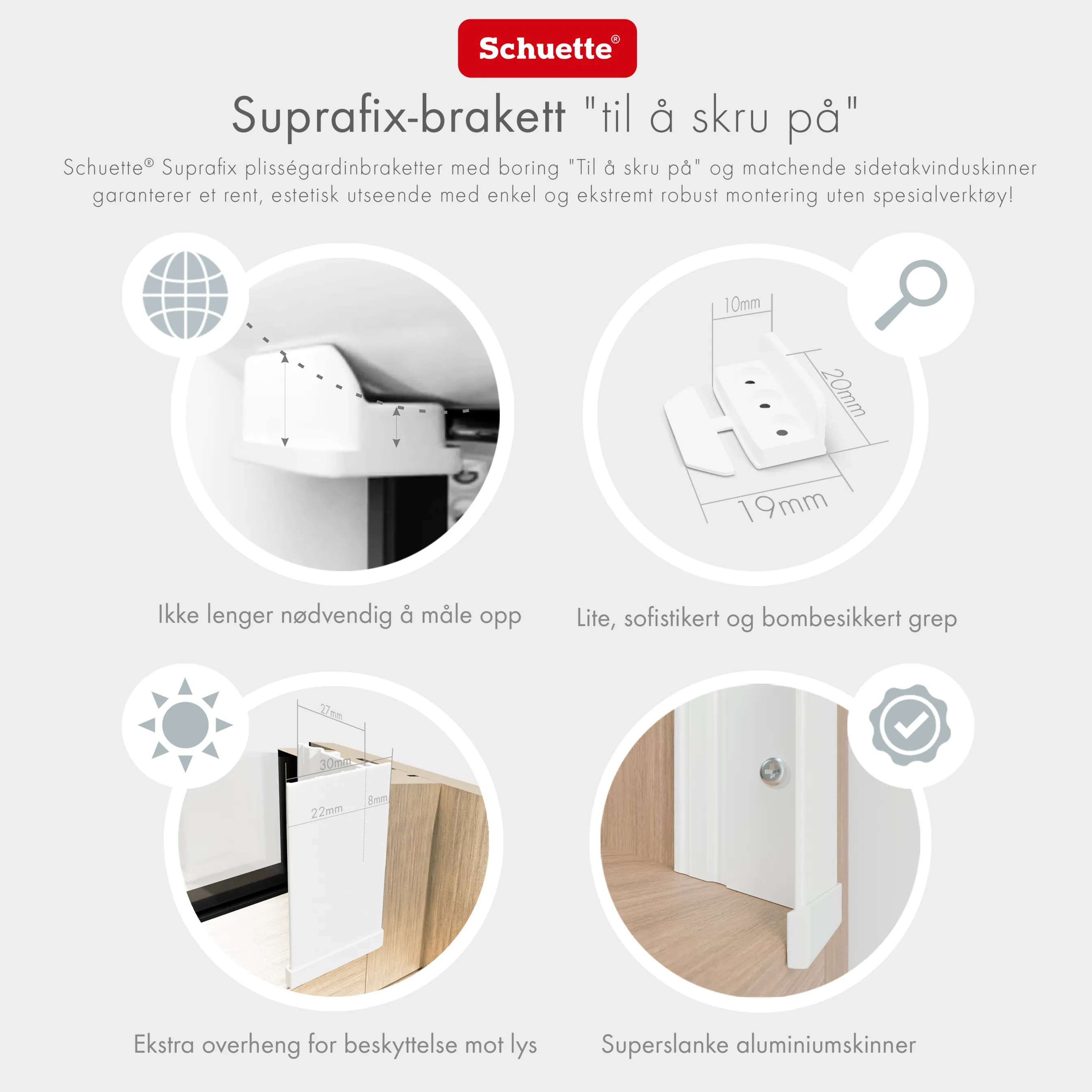 Schuette® Dachfenster Plissee nach Maß • Premium Kollektion: White Day (Weiß) • Profilfarbe: Weiß