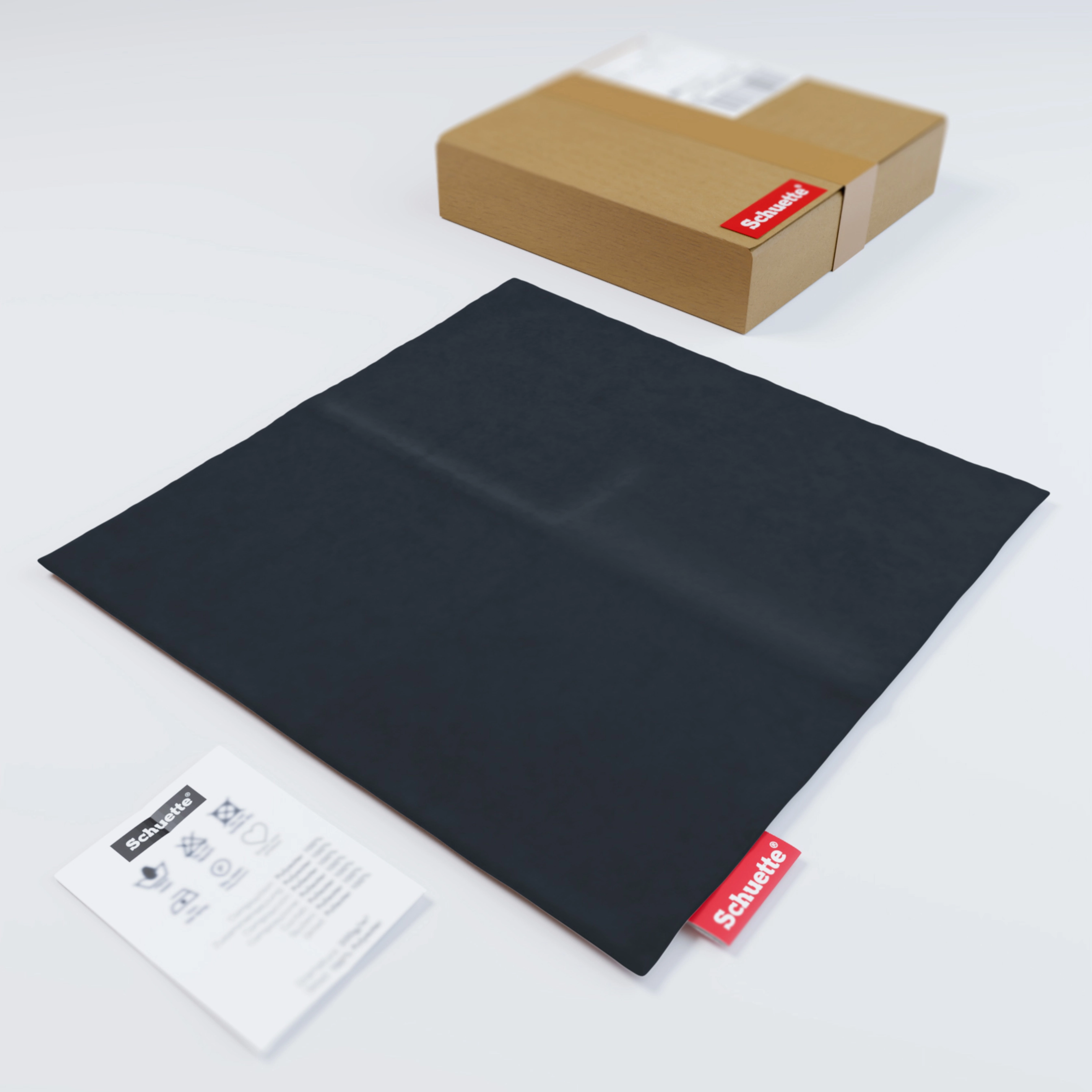 Schuette® Dekorativer Kissenbezug aus Samt mit verdecktem Reißverschluss • Millenium Velvet Kollektion: Anchor (Blue) • 1 Stück • Knitterfrei • Kuschelweich