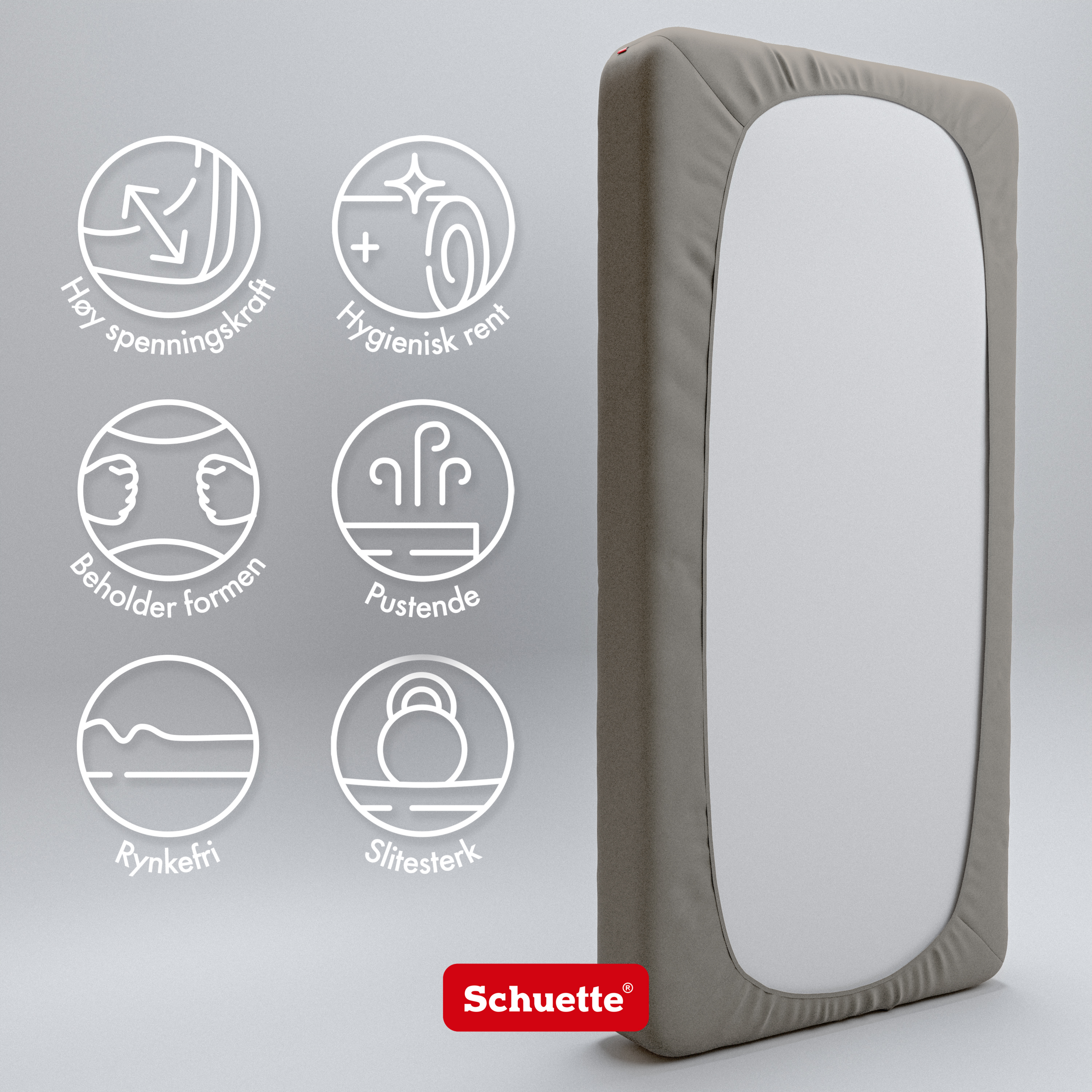 Schuette® Topper Spannbettlaken • 80 x 200 • Wow! Kollektion: Mocha Mia! (Cappuccino) • 100% Superfluff Baumwolle, Blickdicht, Faltenfrei • mit Rundumgummi • Matratzenhöhe bis 10 cm