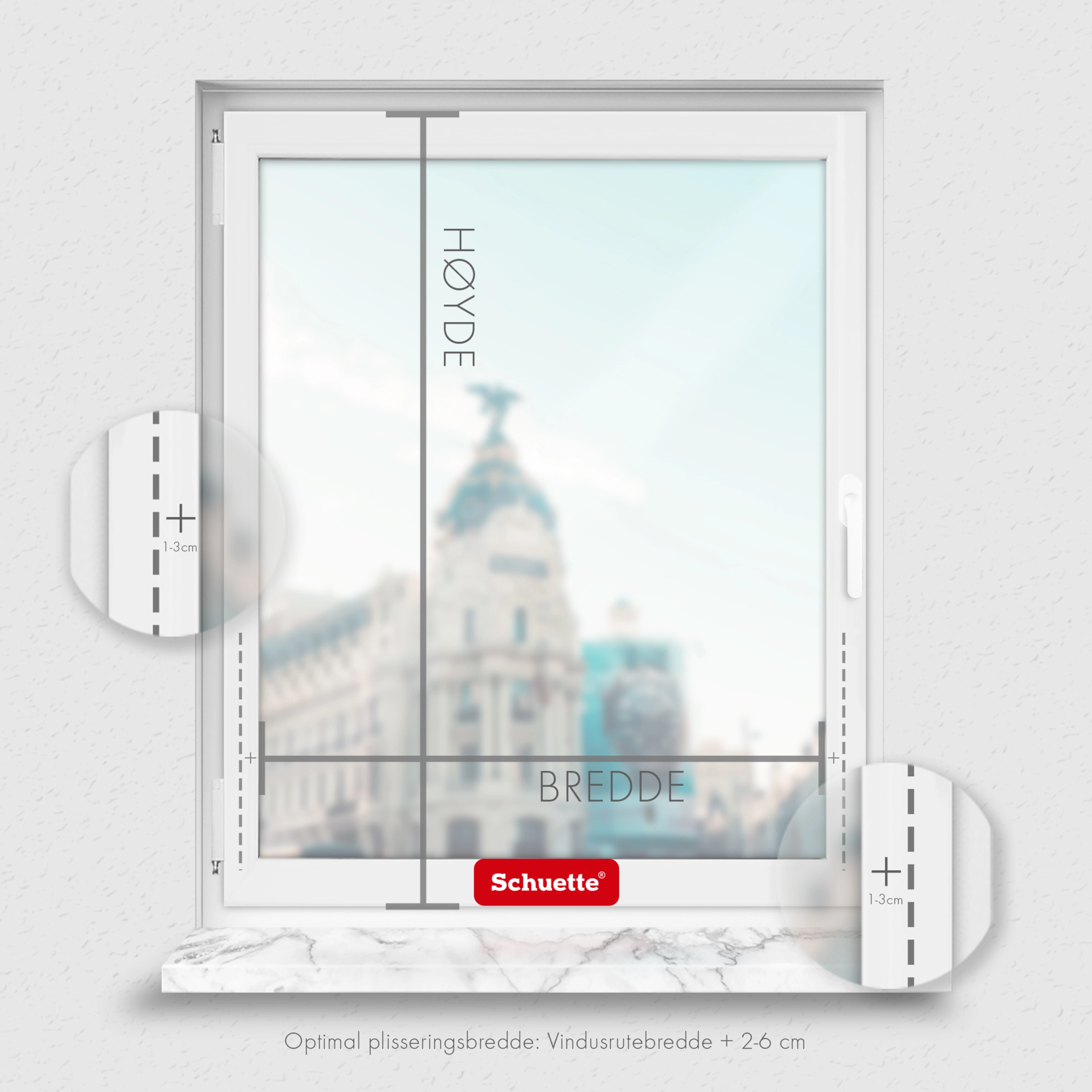 Schuette® Tag und Nacht Rollo ohne Bohren & mit Bohren 2in1 nach Maß • Doppelrollo Kollektion: Black Flag (Schwarz) • Profilfarbe: Weiß