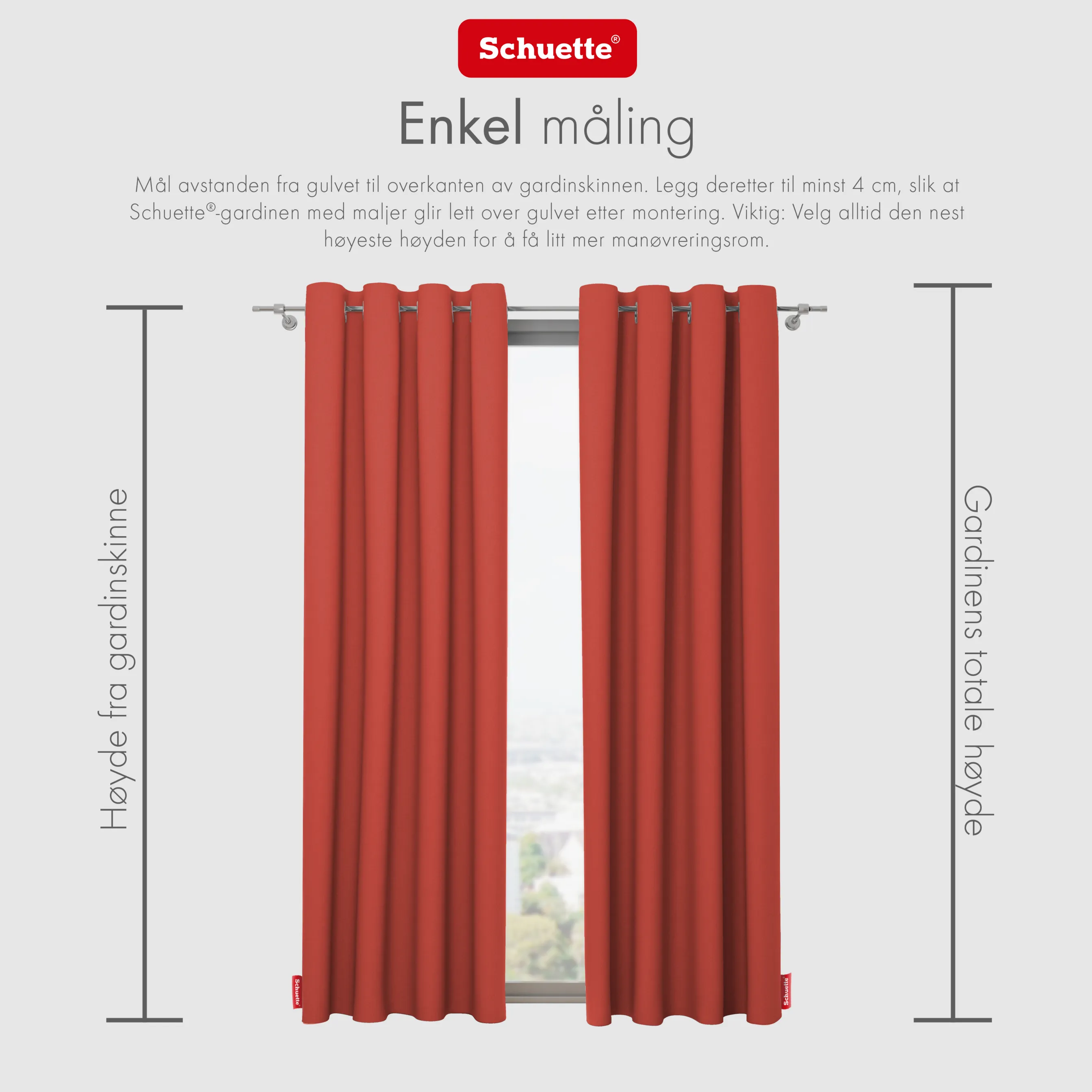 Schuette® Verdunkelungs-Vorhang Gardine mit Ösen nach Maß ● Century Black Kollektion: Pumpkin Pie (Orange) ● 1 Stück ● Knitterfrei Pflegeleicht Thermo Blickdicht & stark Abdunkelnd