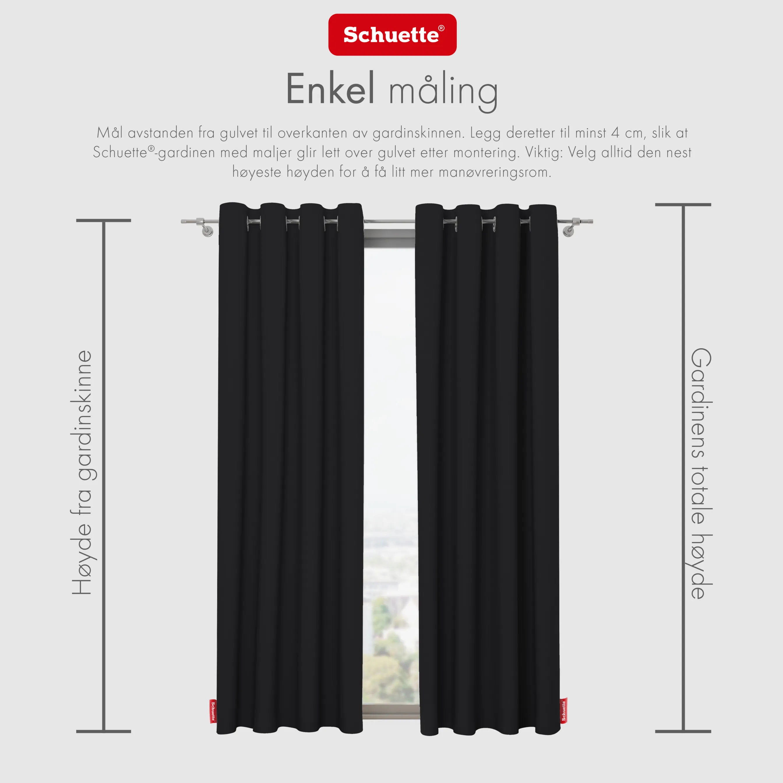 Schuette® Verdunkelungs-Vorhang Gardine mit Ösen nach Maß ● Century Black Kollektion: Raven Feather (Schwarz) ● 1 Stück ● Knitterfrei Pflegeleicht Thermo Blickdicht & stark Abdunkelnd