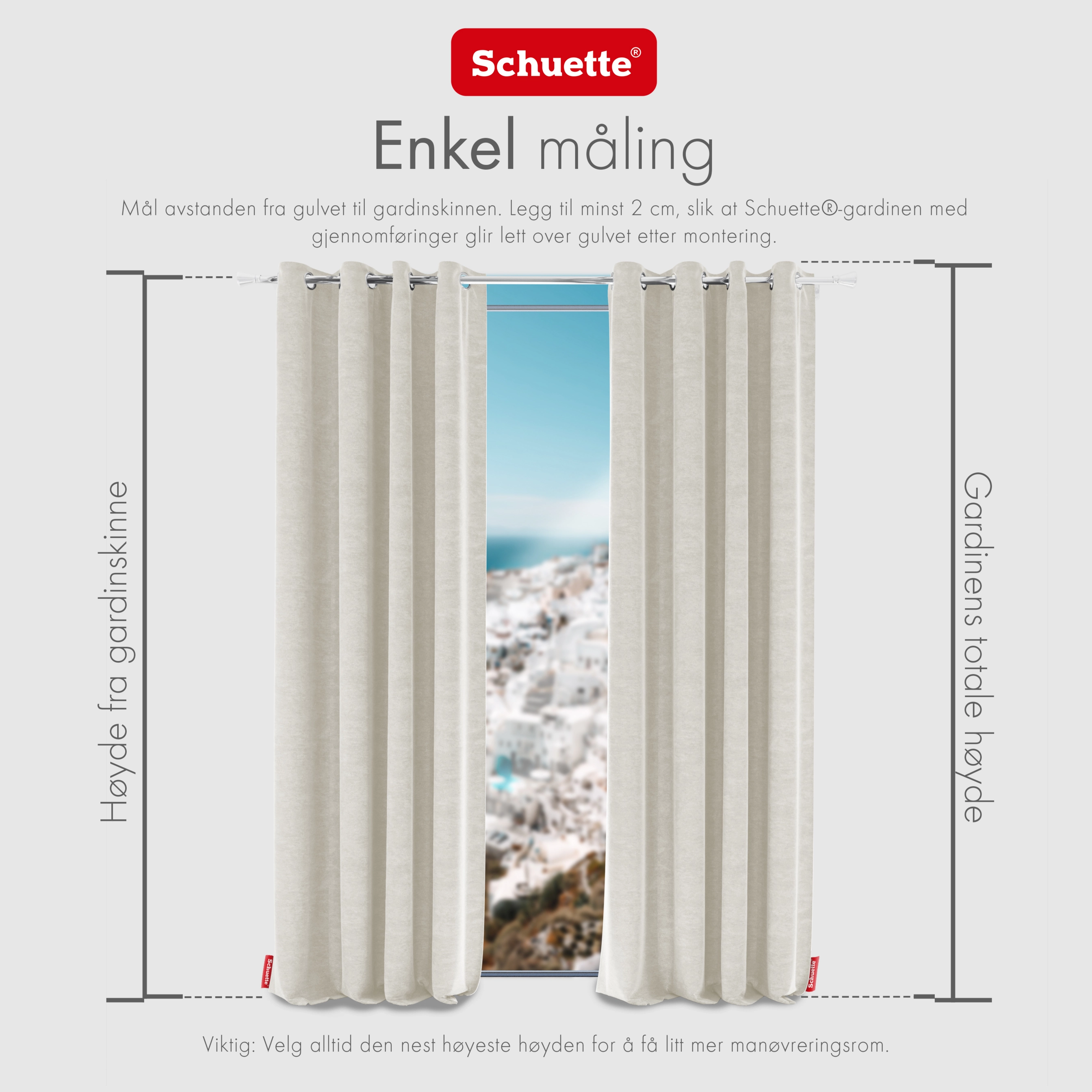 Schuette® Verdunkelungs-Vorhang Gardine mit Ösen nach Maß ● Millenium Velvet Kollektion: Polar Bear (Weiß-Grau-Beige) ● 1 Stück ● Knitterfrei Pflegeleicht Thermo Blickdicht & stark Abdunkelnd