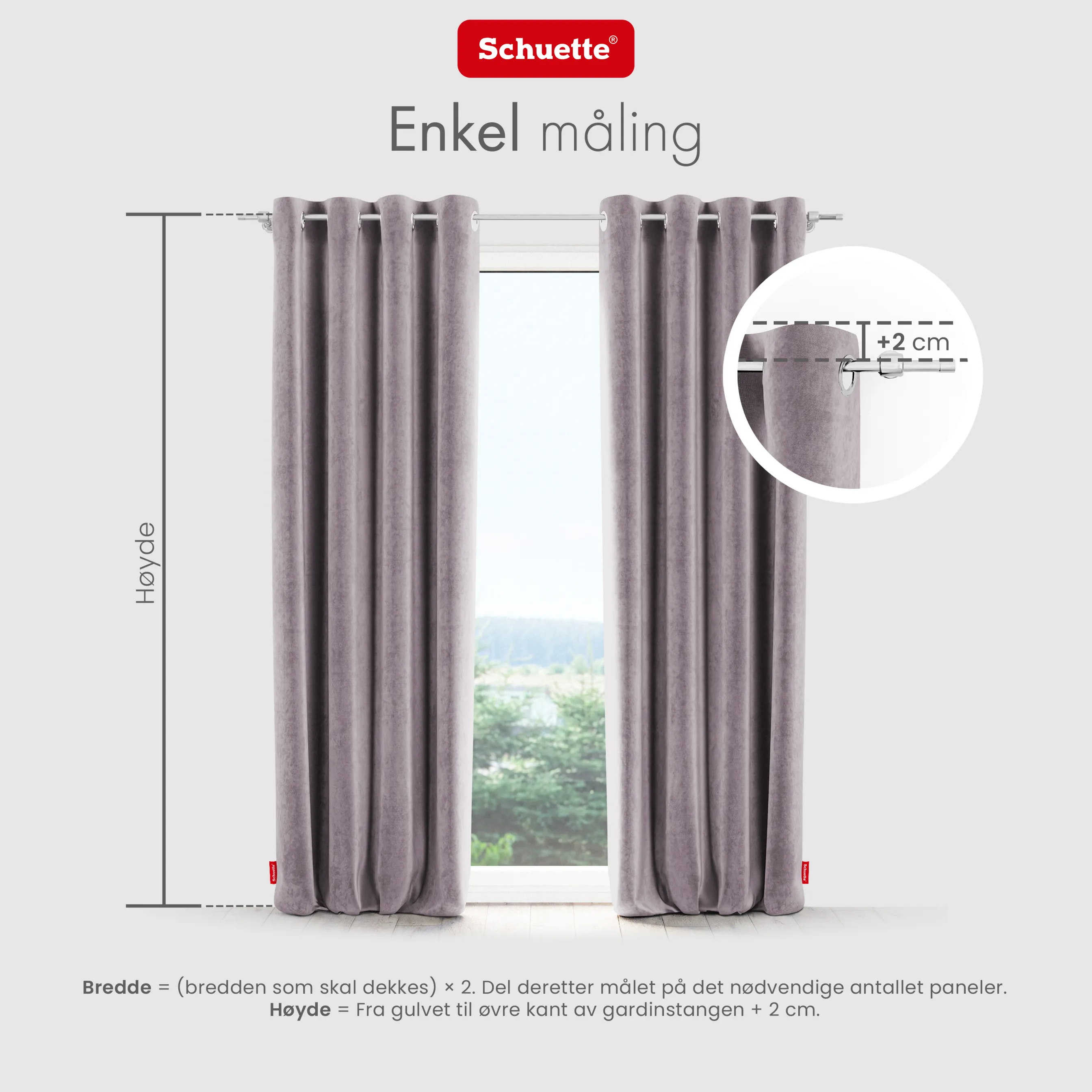Schuette® Verdunkelungs-Vorhang Gardine mit Ösen nach Maß ● Millenium Velvet Kollektion: Purple Grape (Lila) ● 1 Stück ● Knitterfrei Pflegeleicht Thermo Blickdicht & stark Abdunkelnd
