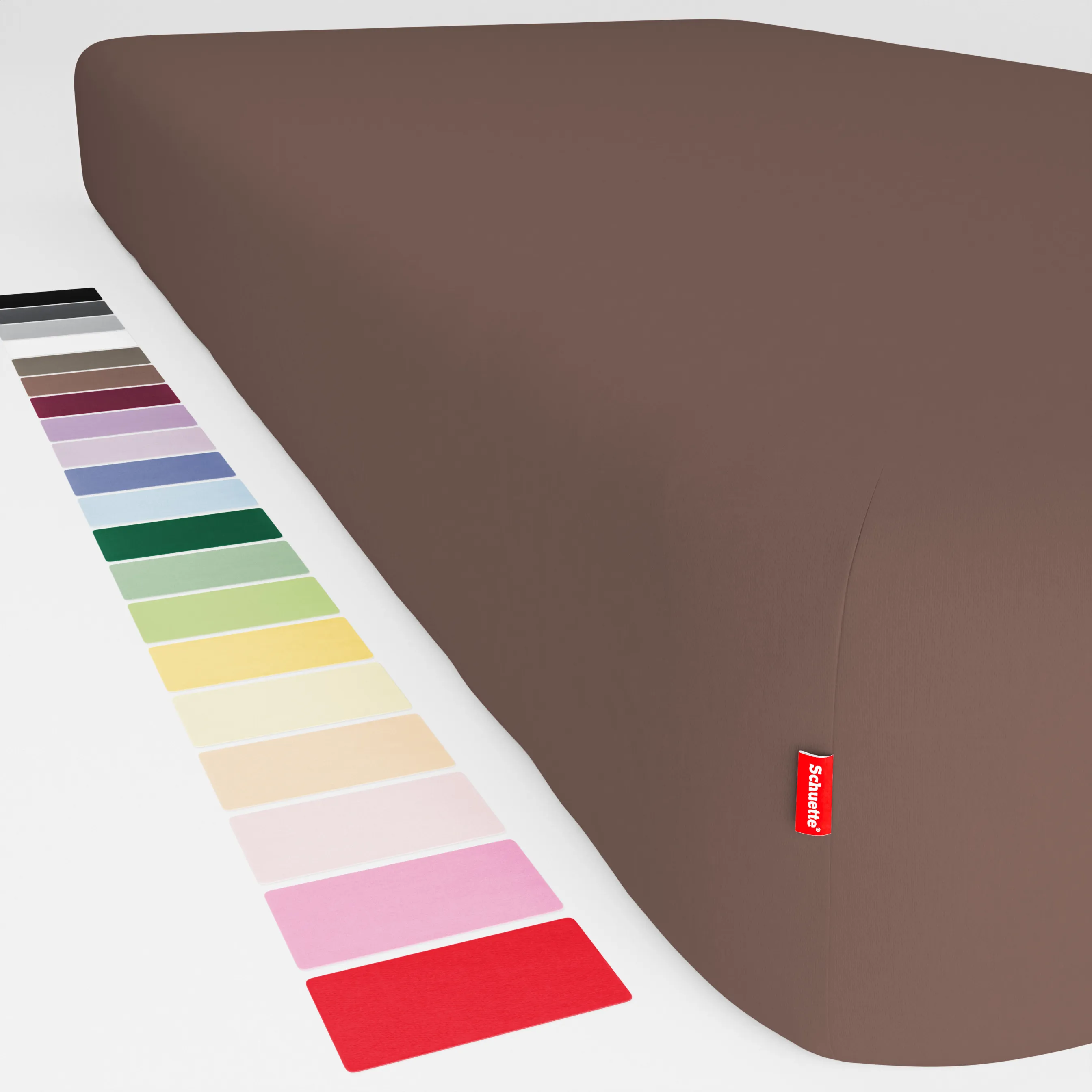 Schuette® Spannbettlaken • 120 x 200 • Wow! Kollektion: Espresso Yourself (Braun) • 100% Superfluff Baumwolle, Blickdicht, Faltenfrei • mit Rundumgummi • Matratzenhöhe bis 40 cm
